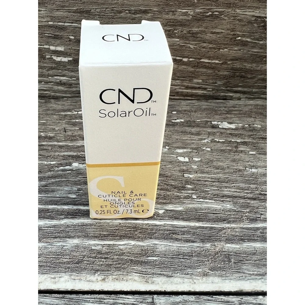 CND Solar Oil Nail Cuticle Care Conditioner 0.25 Fl Oz Travel Size Vitamin E New